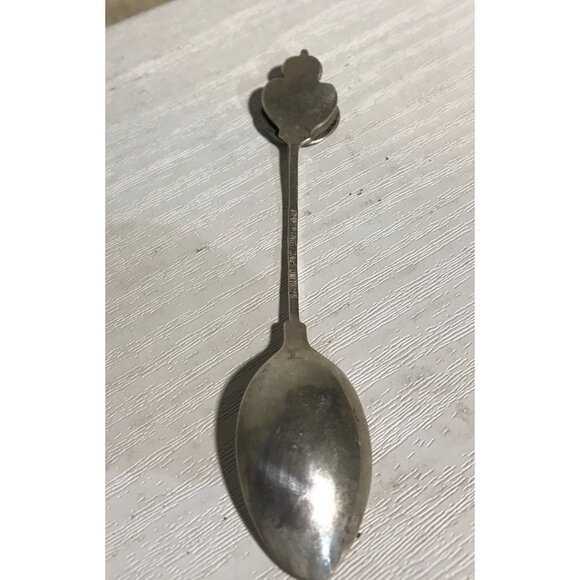 Sterling Silver Souvenir Spoon La Nouvelle Eglise Ste-Anne De Beaupre Canada - Picture 9 of 9